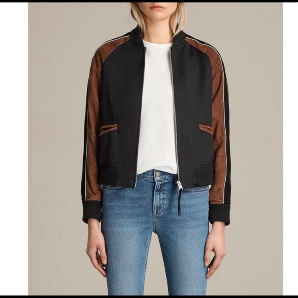 New All Saints Atley Bomber Jacket